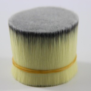 High quality level tapered synthetic fiber PBT brush filament for making artist brush