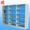 High quality library furniture metal 5 layer book shelf with