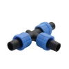 High Quality Lock Type 16mm Agricultural Irrigation Drip Tee Fittings In Hot Sales