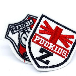High Quality Machine Embroidered Badge Custom Made Embroidery Patches