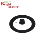 High Quality Multipurpose Glass Lid With Silicone Rim For Cookware