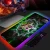 Import high quality nti-slip rubber dropshoping  custom mouse pad gamer rgb from China