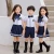Import High quality OEM custom summer set design primary kids school uniforms for boys and girls from China