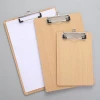 High Quality Office Customized Clipboard a3 a4 a5 a6 Wooden Clipboard