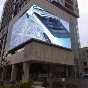 High quality P10 Indoor &amp; Outdoor Seamless L Shape 90 degree Corner LED Display Screen