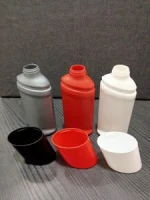 High Quality Plastic Bottle for Liquid Shoe polish with Sponge applicator 75mL