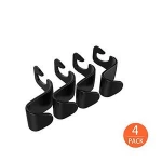 High Quality Practical 4 Pcs Car Fastener Clip Vehicle Back Seat Headrest Organizer Hanger Ski Storage Hook For Groceries Bag