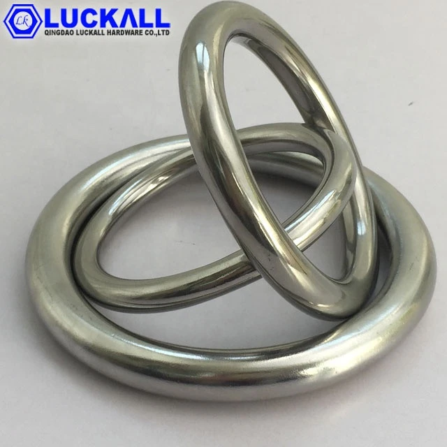 High Quality Stainless Steel 304 Polished Weldless O Round Ring Link Rigging