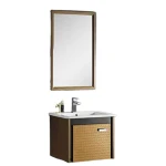 High quality stainless steel hanging classical cabinet modern bathroom vanity cabinets