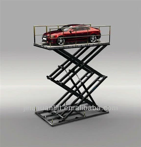 high quality stationary vertical car lift for hot sale