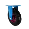 High Quality With Ball Bearing 8 Inch Heavy Duty Solid Rubber Tire Wheel