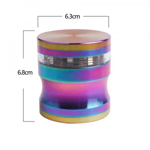 High Quality YL-028 New Style 4 Layers  Herb  Grinder OEM Logo  Tobacco Grinder