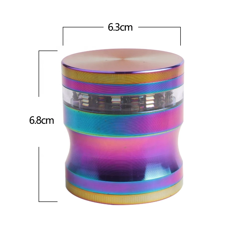 High Quality YL-028 New Style 4 Layers  Herb  Grinder OEM Logo  Tobacco Grinder