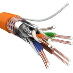 High Speed Communication SFTP CAT6A/Cat7/Cat8 LAN Cable for Data Network Pass Fluke Test