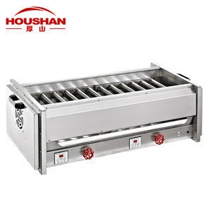 High Temperature 800 Degree Stainless Steel Gas BBQ Grill Commercial