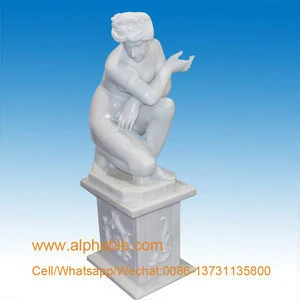 Highly Polished Famous Female Statues Nude Woman Stone Marble Sculpture