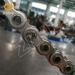 Hollow pin stainless steel transmission conveyor chain with fixed bush
