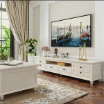 home furniture lcd tv stand design Modern minimalist style wood living room furniture