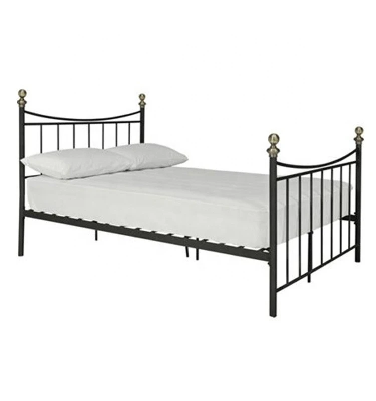 Home Furniture Steel Iron Bed Double Bed Metal Platform Bed
