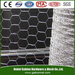 Hot dip galvanized hexagonal chicken wire mesh for bird cage