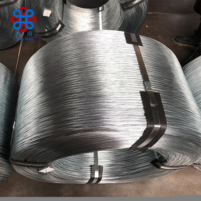 Hot Dipped Galvanized Steel Wire T Post Raw Material For Nail Making