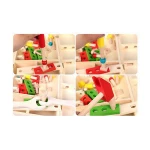 Hot Portable repair toy simulation set wooden tools box toy set for kids