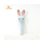 Hot Sale 100% Cotton Crochet Soft Rattle Baby Doll