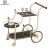 Import Hot Sale 3 Tiers Food Drinks Hotel Service Cart Trolley With Wheel from China