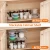 Import Hot sale Cost-effective 2-Tier Spice Rack , Black Metal Spice Holder Standing Shelf Storage Spice Rack for Kitchen from China
