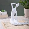 Hot sale design Indian style novelty  Abstract Yoga statue home garden decoration Resin crafts
