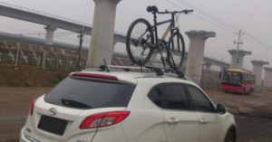 Hot Sale High Quality Suction Cup Roof-Top Rear Bike Rack Car Roof Bicycle Rack