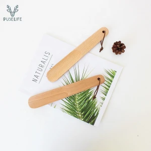 Hot sale long wooden shoe horn custom shoehorn for Convenient Wearing Shoes