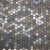 Import Hot sale Peel and stick gold mosaic tile Hexagon tile for Kitchen Backsplash tile from China