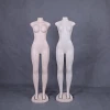 Hot sale  plastic full body big bust manikin skin color female headless mannequin for clothes display