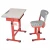Import Hot Sale Popular Comfortable University School Furniture Desk and Chair Classroom Furniture Single Adjustable Desk Chairs from China