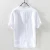 Import hot sale popular embroidery linen short sleeve man shirts from China