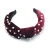 Import Hot Sale Popular Velvet Pearl Knotted Headband Hair Accessories For Women Hairband from China