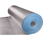 Hot Sale Reflective Foam Insulation Aluminum Foil Facing Roll Pe Foam Thermal Insulation 60-200kg/m3 25-200mm European Silver