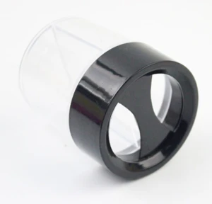 Hot sale round shape Magnetic paper clip dispenser cheap price plastic material