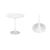 Import Hot sale round white  top metal base Dining Table China Supplier from China