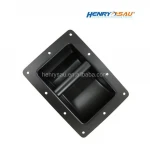 hot sale speaker cabinet parts steel bar handle recessed steel bar handle in black bar handle for subwoofer system parts