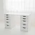 Import Hot Sale White color Corner hollywood vanity makeup table with mirror wholesale Dressers Women Bedroom Sets from China