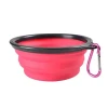 Hot Sell Collapsible Dog Bowl, Foldable Expandable Cup Dish For Pet Cat Food Water Feeding Portable Travel Bowl