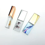 Hot Selling Crystal Usb Flash Drive 8GB 16GB 32GB USB 3.0 Custom full color logo crystal usb led light