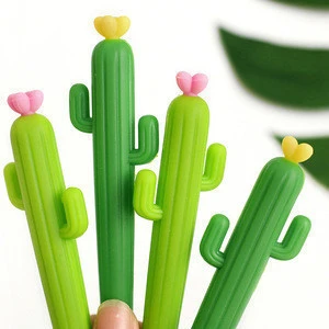 hot selling cute cactus shape ballpoint pens cactus pen