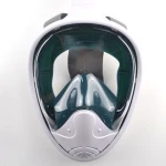 Hot selling explosion-proof anti-fog diving mask adult double-tube full dry silicone snorkeling surface diving equipment