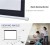 Import Hot selling factory price standard 100 inch motorized projector screen 16:9 electric projection screen from China