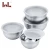Import Hot selling mixing unique bowls stainless steel salad bowl with silicone bottom and pp lid from China