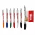 Import hot selling personalized pen printed advertising ball pen roll out paper flag banner pen from China