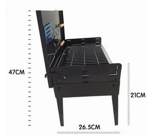 Hot selling Picnic barbecue charcoal portable stainless bbq grill with Roast shovel